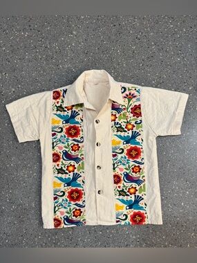 Boys Resort Wear Lightweight Button Down size 4 shirt